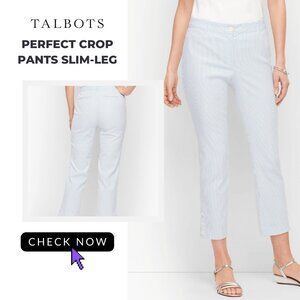 ✨ TALBOTS | Perfect crop pants slim-leg